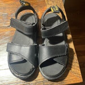 Girls dr martens sandals size 13 black